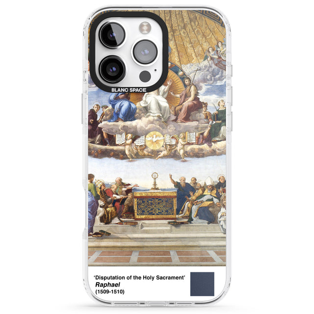 iPhone 16 Pro Max Disputation of the Holy Sacrament Black Impact Phone Case