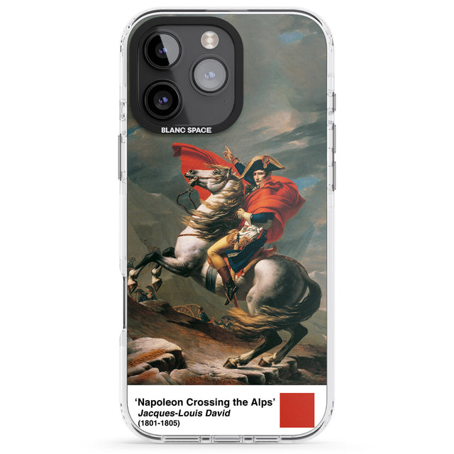 iPhone 16 Pro Max Napoleon Crossing the Alps Black Impact Phone Case