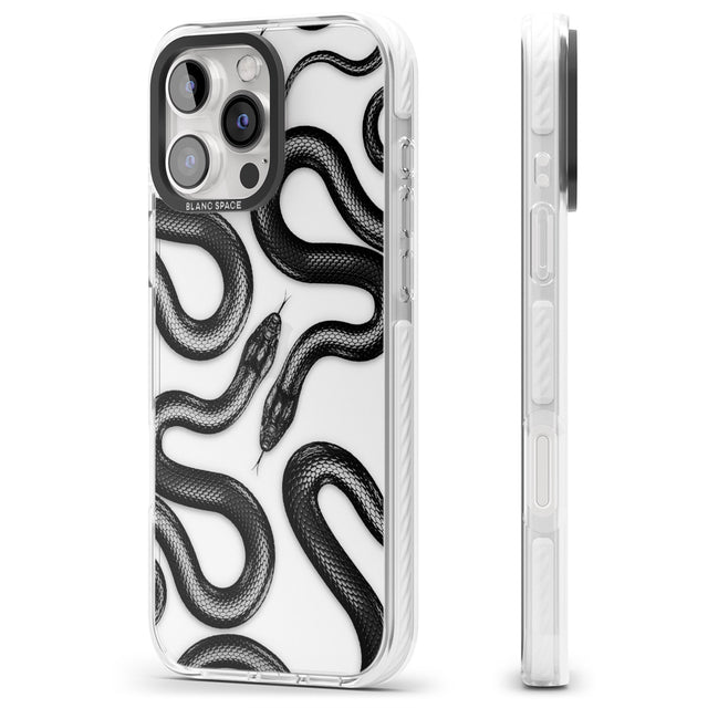 iPhone 16 Pro Max Black Kingsnake Black Impact Phone Case