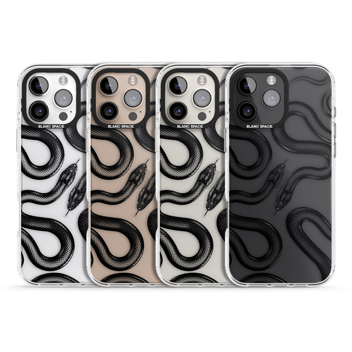 iPhone 16 Pro Max Black Kingsnake Black Impact Phone Case