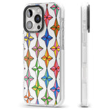 iPhone 16 Pro Max Multi Colour Stars Pattern Black Impact Phone Case