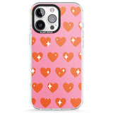 iPhone 16 Pro Max Sweet Hearts (Sunset) Black Impact Phone Case