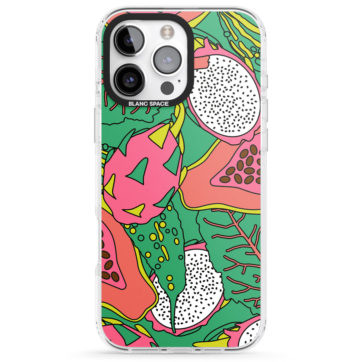 iPhone 16 Pro Max Psychedelic Salad Black Impact Phone Case