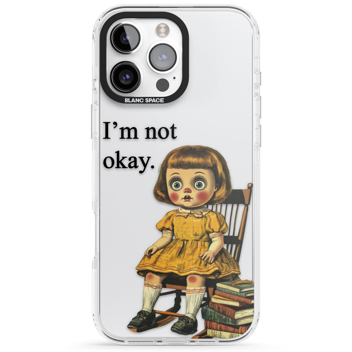 I'm Not Okay Impact Phone Case for iPhone 16 Pro, iPhone 16 Pro Max