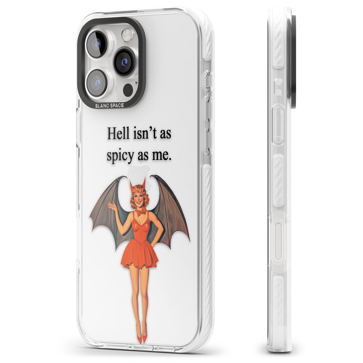 Hell Isn't As Spicy As Me Impact Phone Case for iPhone 16 Pro, iPhone 16 Pro Max