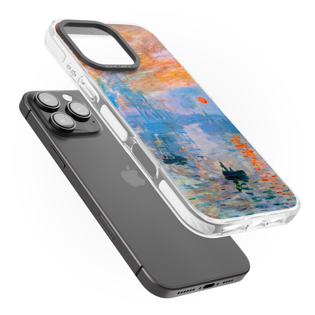 iPhone 16 Pro Max Sunset Harbor Black Impact Phone Case