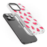 iPhone 16 Pro Max Watermelon Slices - Clear Black Impact Phone Case