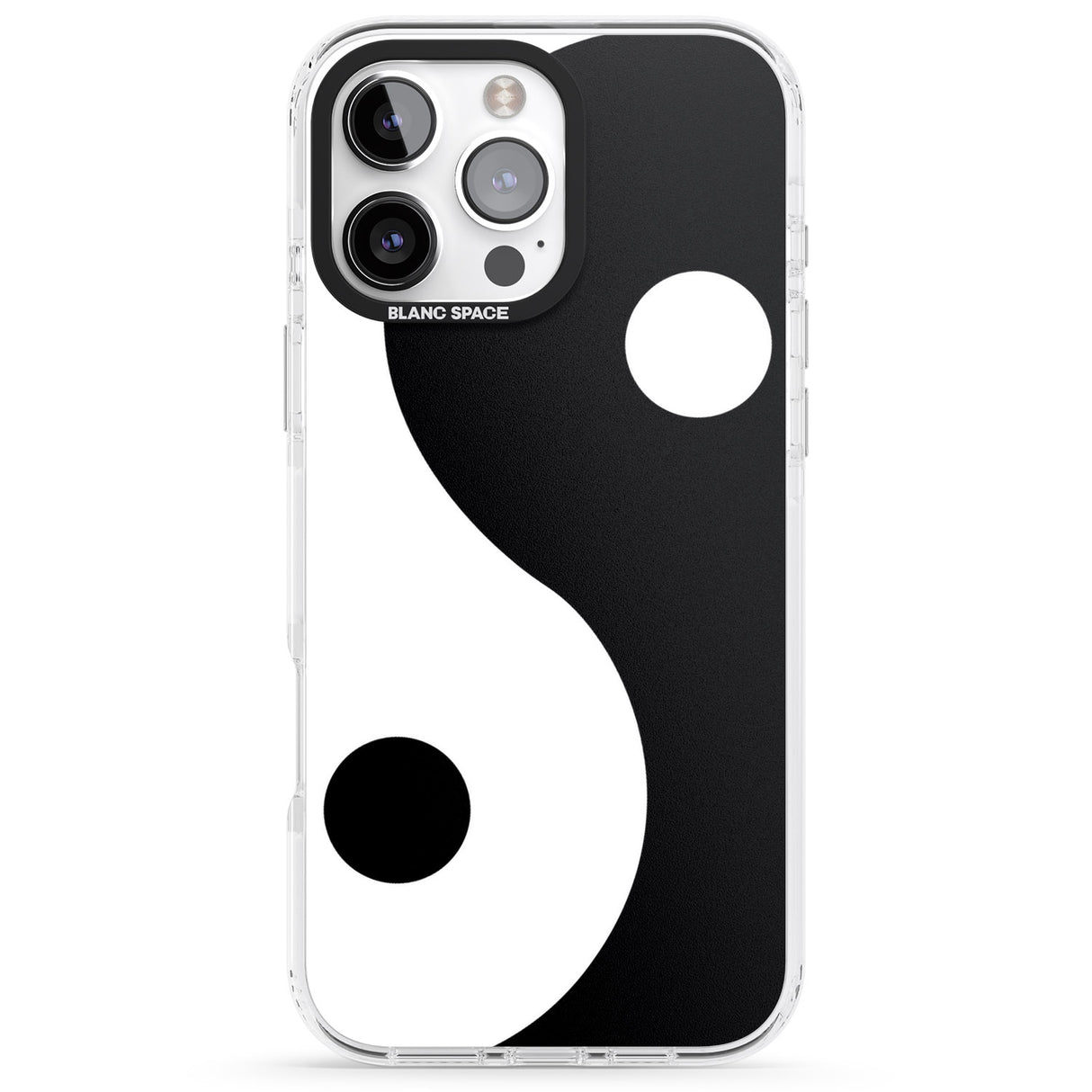 iPhone 16 Pro Max Large Yin Yang Black Impact Phone Case