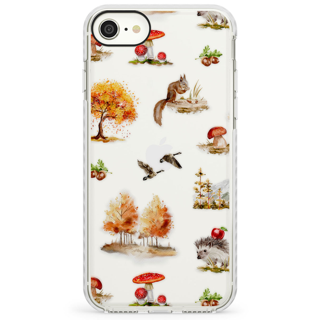 Fall Forest FriendsImpact Phone Case for iPhone SE