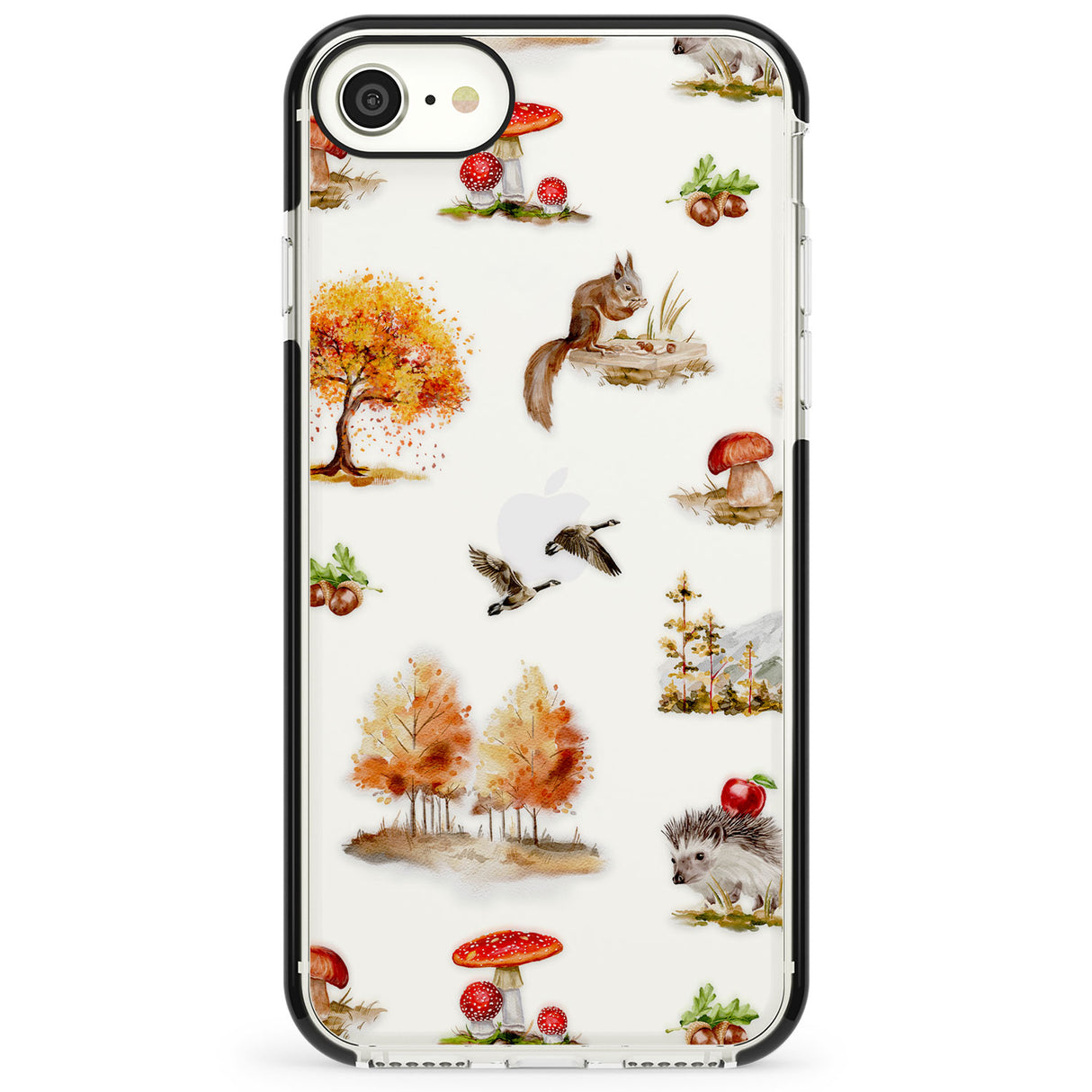 Fall Forest Friends Impact Phone Case for iPhone SE