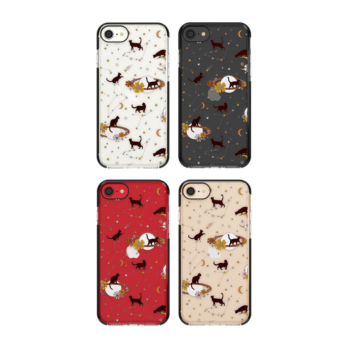 Halloween Skulls and Flowers Phone Case for iPhone SE