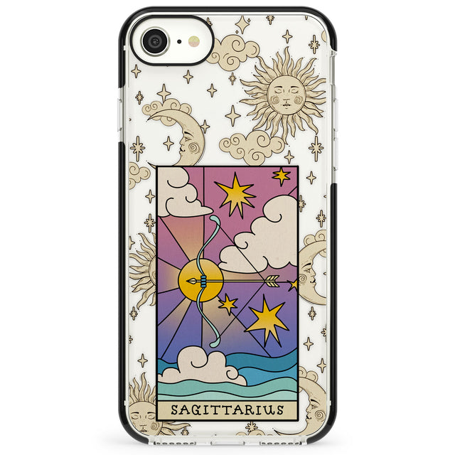 Celestial Zodiac - Sagittarius Impact Phone Case for iPhone SE