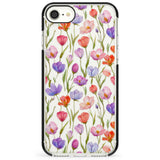 Red, Pink & Purple Flowers Impact Phone Case for iPhone SE