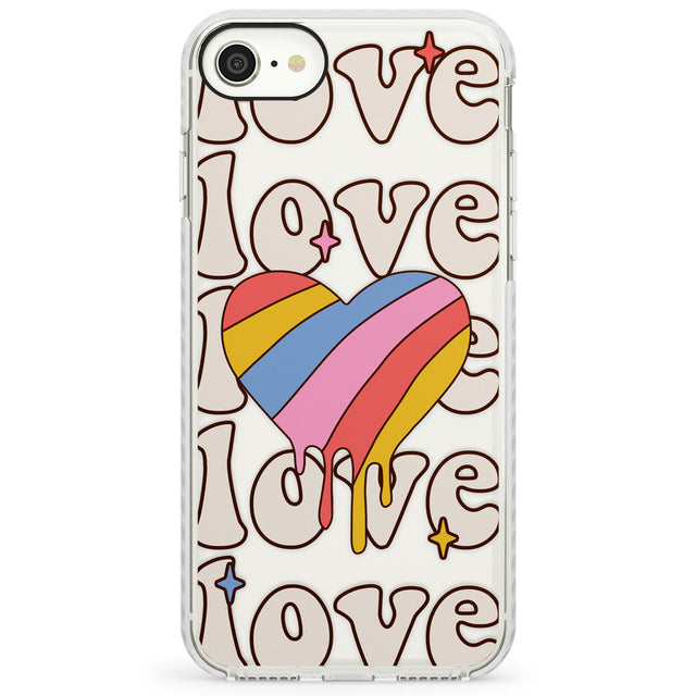 Groovy LoveImpact Phone Case for iPhone SE