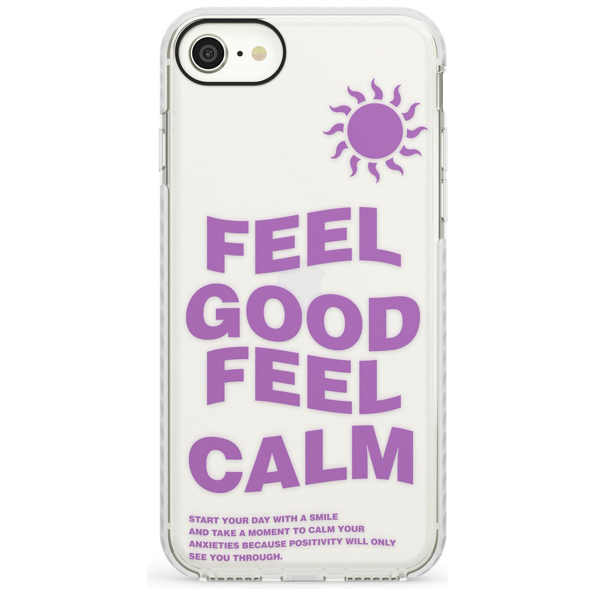 Feel Good Feel Calm (Green) Phone Case for iPhone SE