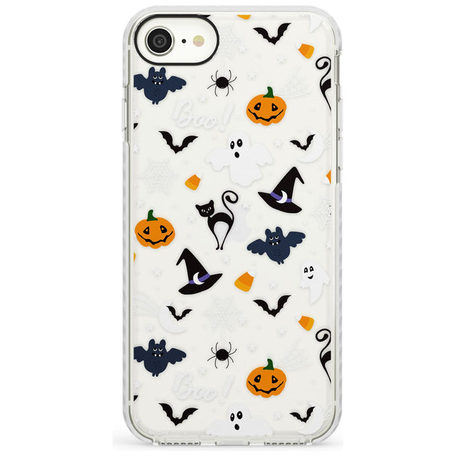 Halloween Mix Pattern Phone Case for iPhone SE