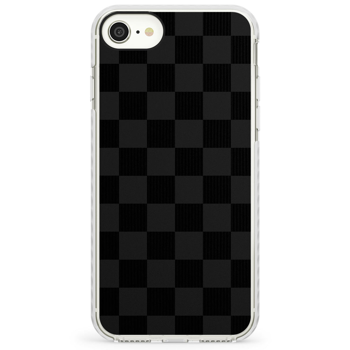 BLACK CHECKEREDImpact Phone Case for iPhone SE