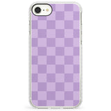 LILAC CHECKEREDImpact Phone Case for iPhone SE