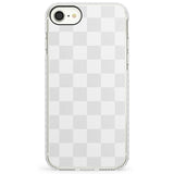 WHITE CHECKEREDImpact Phone Case for iPhone SE