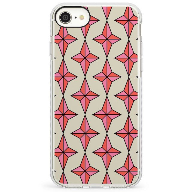 Rose Stars PatternImpact Phone Case for iPhone SE