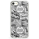 Onomatopoeia (Black & White)Impact Phone Case for iPhone SE