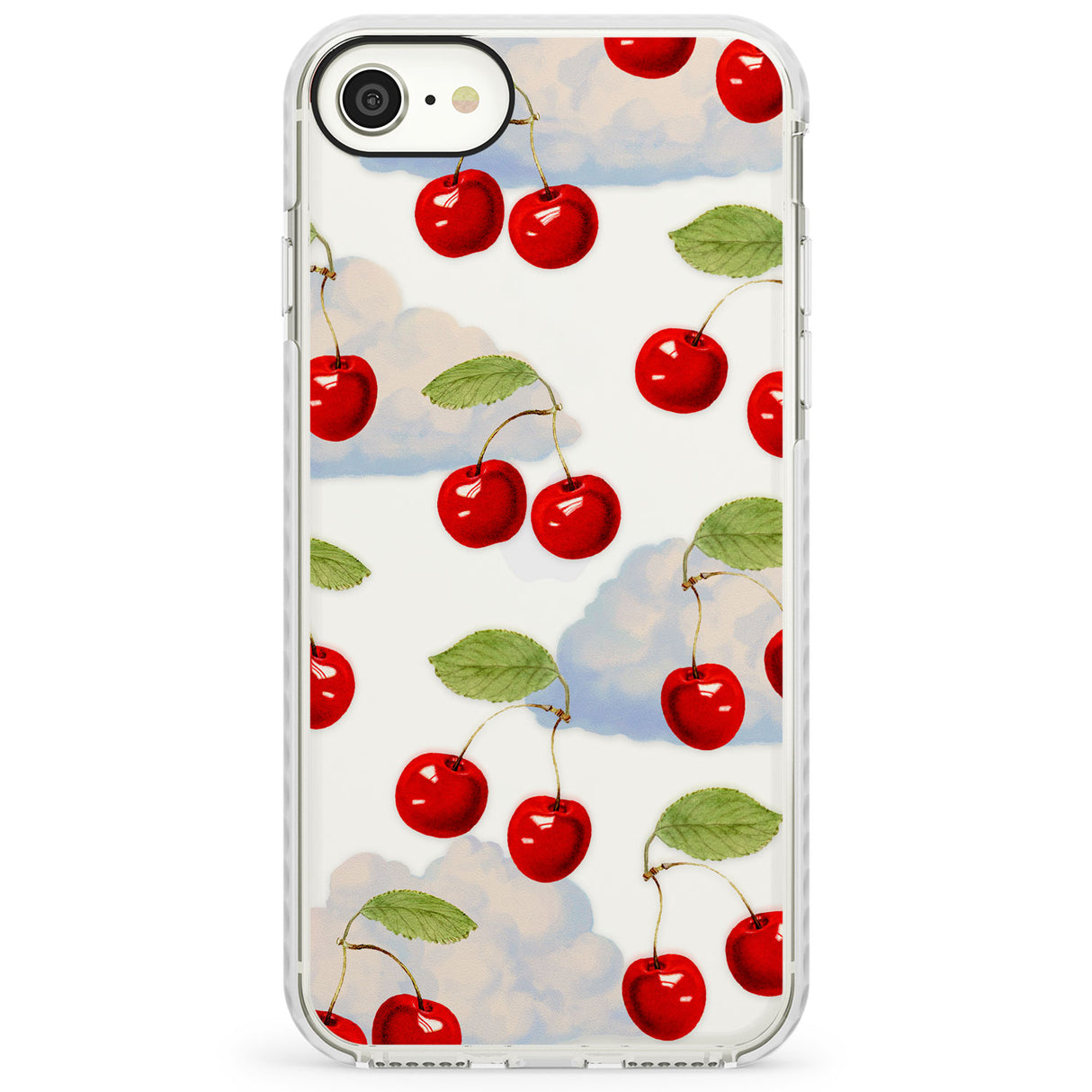 Vintage Cherries & CloudsImpact Phone Case for iPhone SE