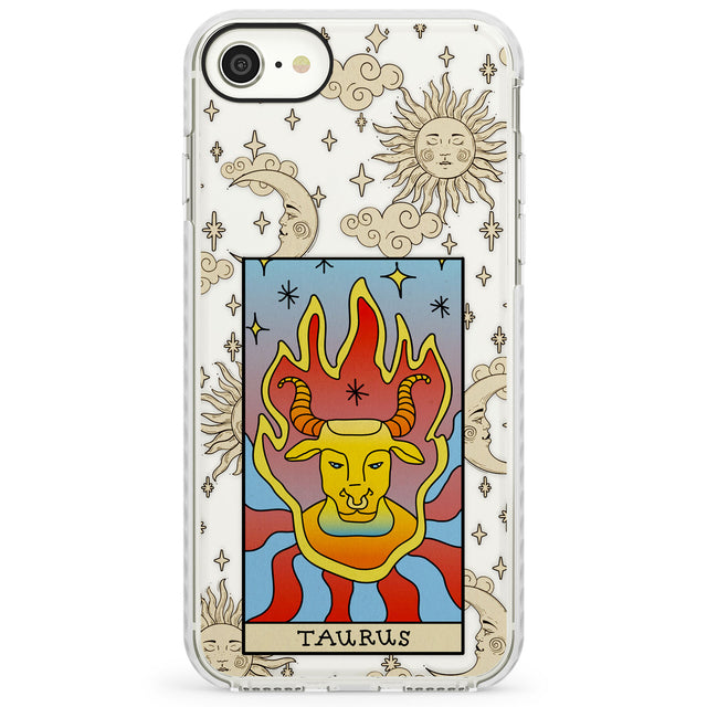 Celestial Zodiac - TaurusImpact Phone Case for iPhone SE