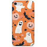 Orange Halloween Pattern Phone Case for iPhone SE 2020, iPhone SE 2022