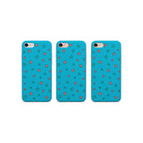 Blue Heartstopper Stars Pattern Phone Case for iPhone SE