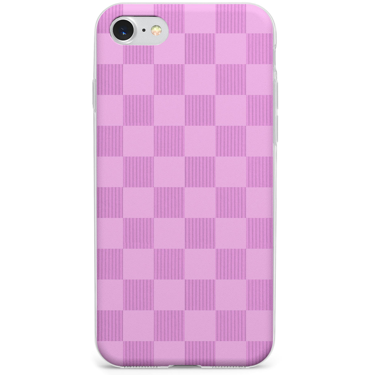 BUBBLEGUM CHECKERED Phone Case for iPhone SE 2020, iPhone SE 2022