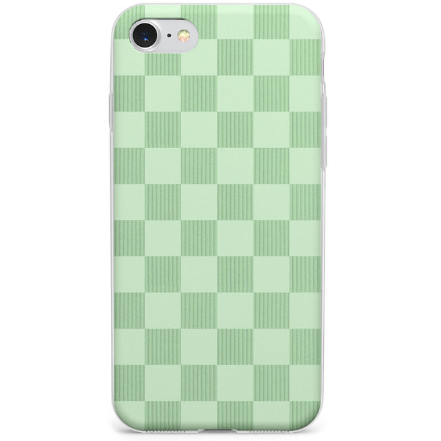 SEAFOAM CHECKERED Phone Case for iPhone SE 2020, iPhone SE 2022