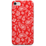 Red Bandana Phone Case for iPhone SE 2020, iPhone SE 2022