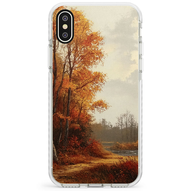 Vintage Autumn Oil Painting Impact Phone Case for iPhone X XS Max XR