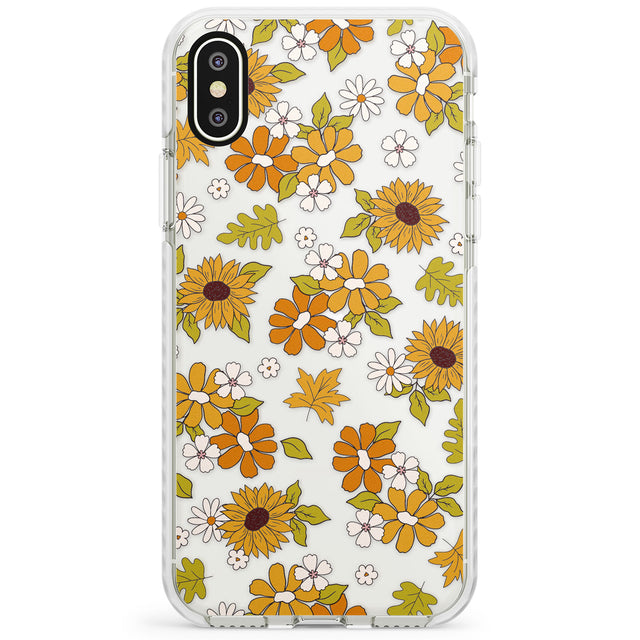 Boho Sunflowers Impact Phone Case for iPhone X XS Max XR