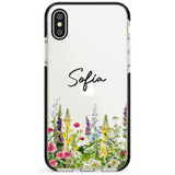 Personalised Garden Wildfowers Phone Case for iPhone X XS Max XR