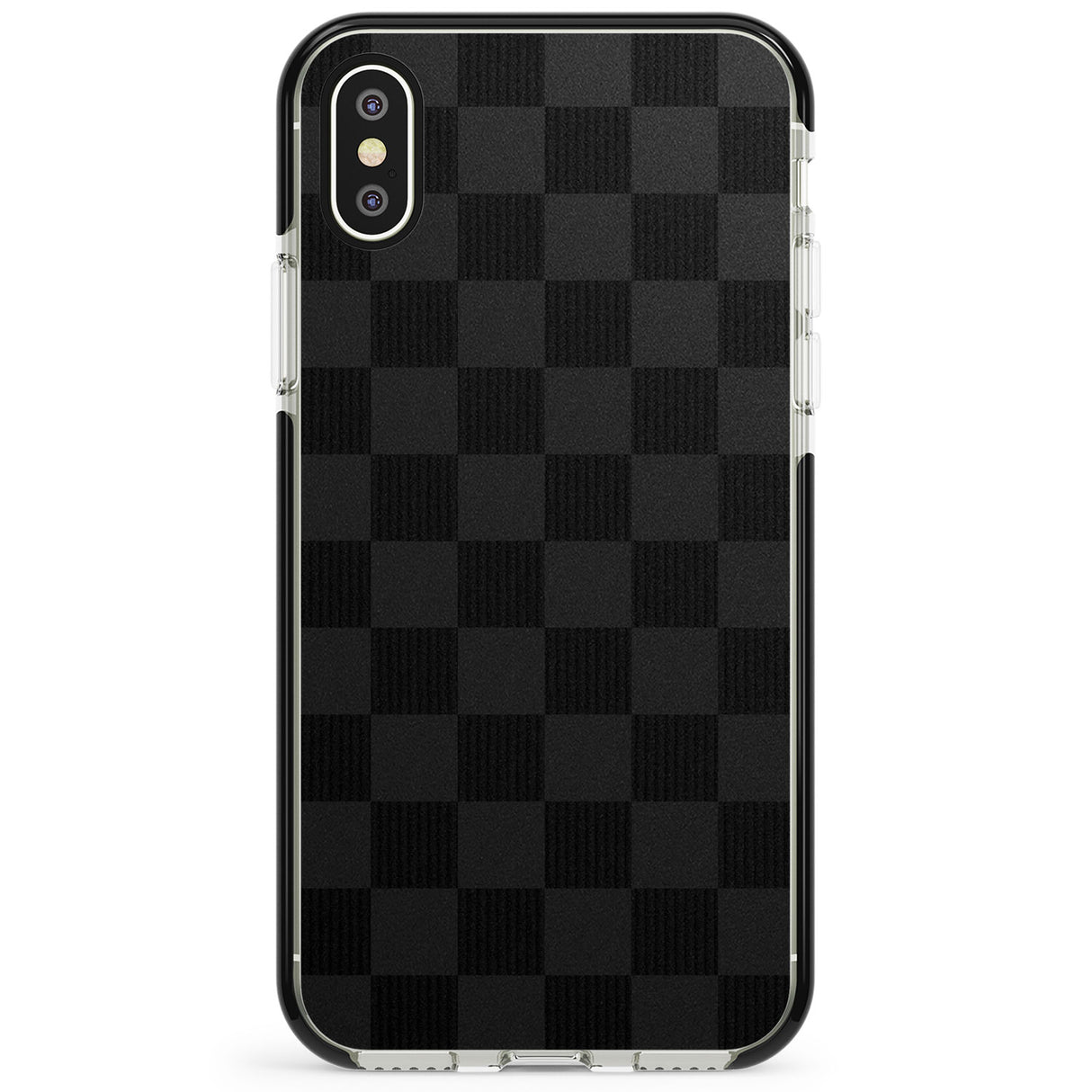 BLACK CHECKERED Phone Case for iPhone X XS Max XR