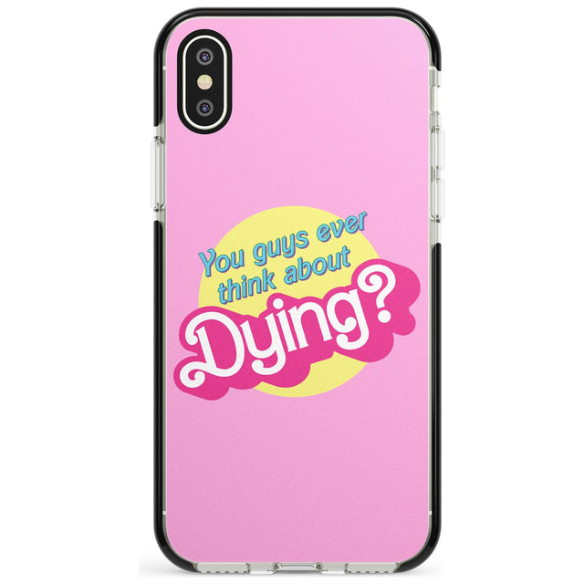 Pink Bolt Pattern Phone Case for iPhone X XS Max XR