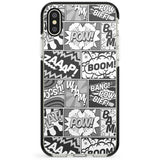 Onomatopoeia (Black & White) Phone Case for iPhone X XS Max XR