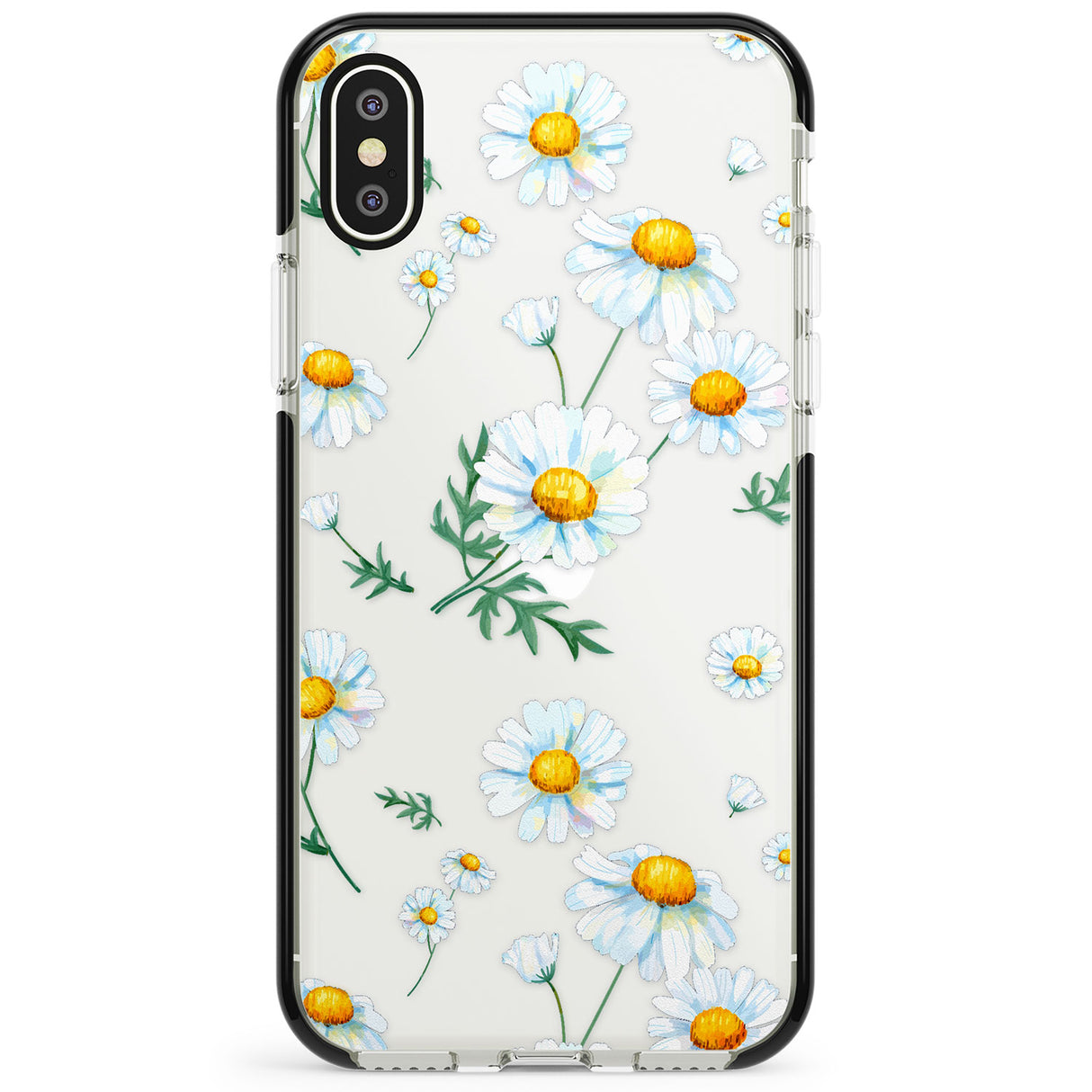 Vintage Painted Daisies Phone Case for iPhone X XS Max XR