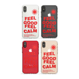 Feel Good Feel Calm (Green) Phone Case for iPhone X XS Max XR