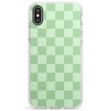 SEAFOAM CHECKERED Impact Phone Case for iPhone X XS Max XR