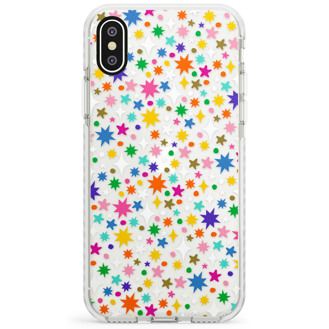 Rainbow Starburst Impact Phone Case for iPhone X XS Max XR