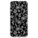 Black Bandana Impact Phone Case for iPhone X XS Max XR