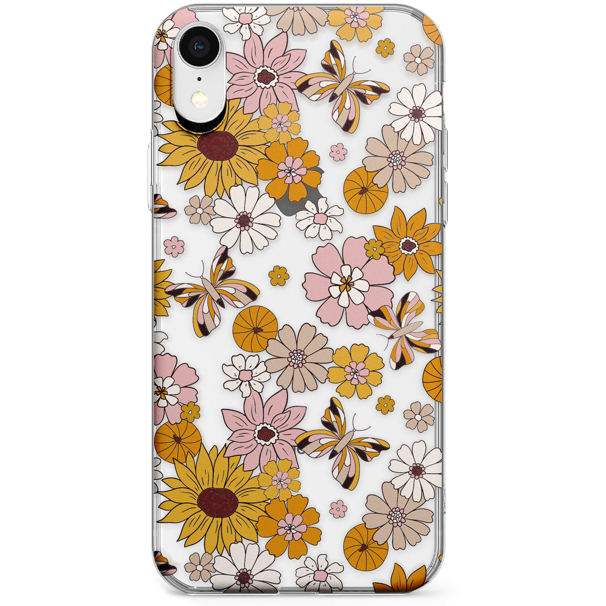 Butterfly & Bloom Autumn Floral Phone Case for iPhone X, XS Max, XR