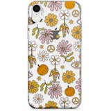 Retro Boho Fall Floral Phone Case for iPhone X, XS Max, XR