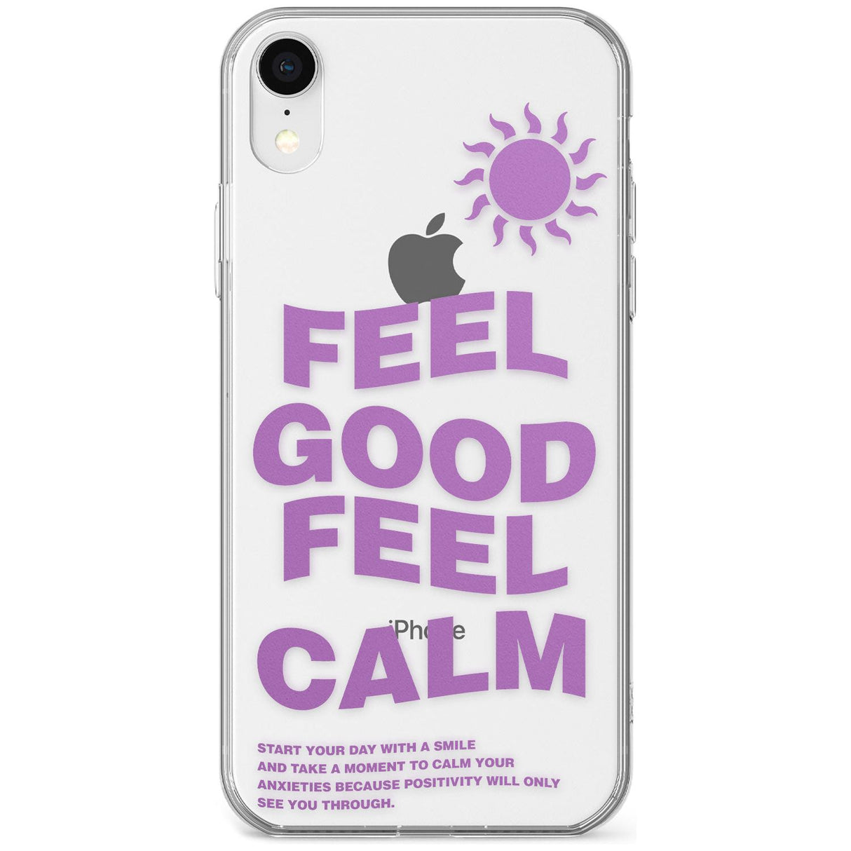 Feel Good Feel Calm (Green) Phone Case for iPhone X XS Max XR