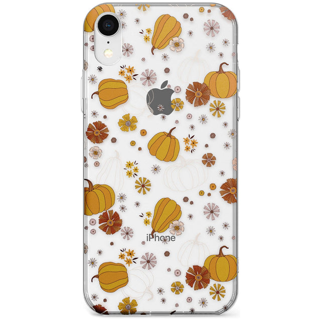 Halloween Skulls and Flowers Phone Case for iPhone X XS Max XR