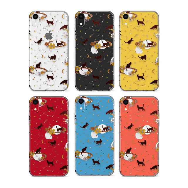 Halloween Skulls and Flowers Phone Case for iPhone X XS Max XR