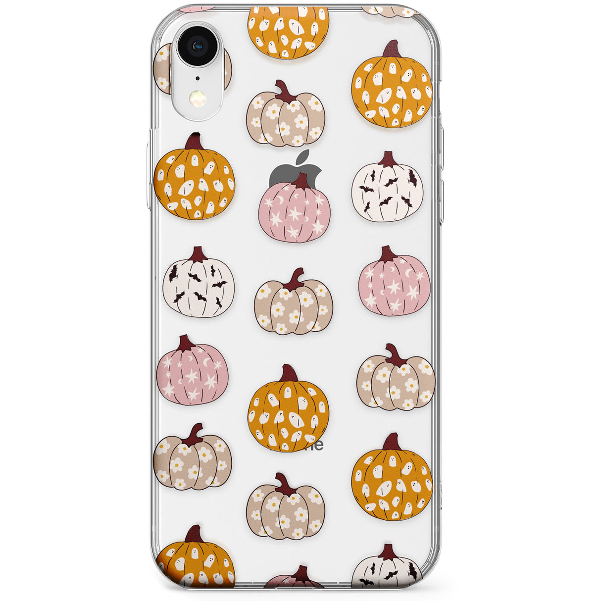 Floral Pumpkins Phone Case for iPhone X, XS Max, XR