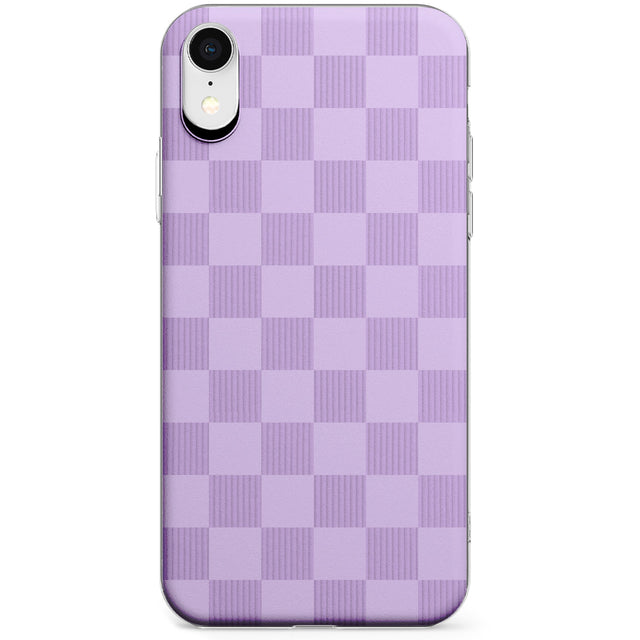 LILAC CHECKERED Phone Case for iPhone X, XS Max, XR